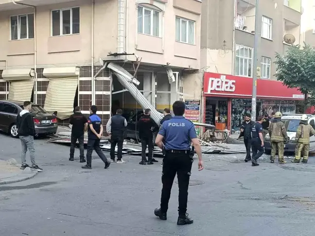 Esenler'de LPG tankı takılan araçta patlama: 5 yaralı