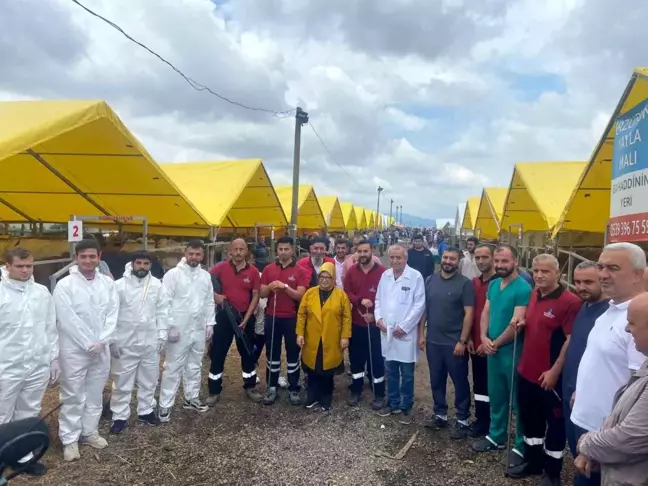 Sancaktepe Belediyesi Kurban Satış Alanında Denetim Yaptı