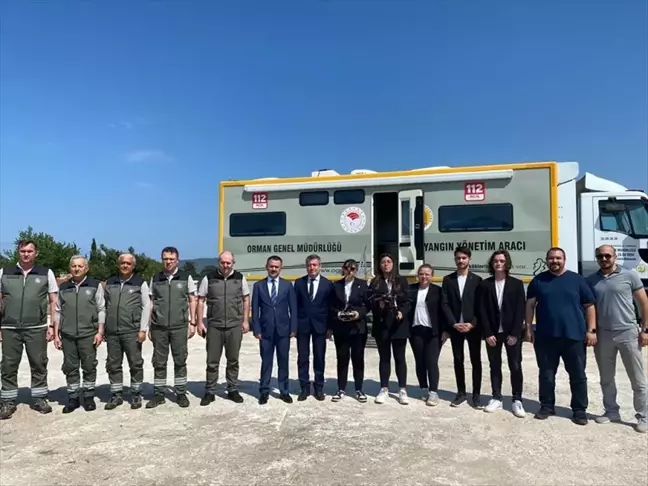 ÇOMÜ'nün ALGAN Teknoloji Takımı, orman yangınlarını tespit eden dronu test etti