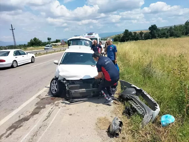 Tokat'ta Otomobil Kaza Yaptı: 4 Yaralı