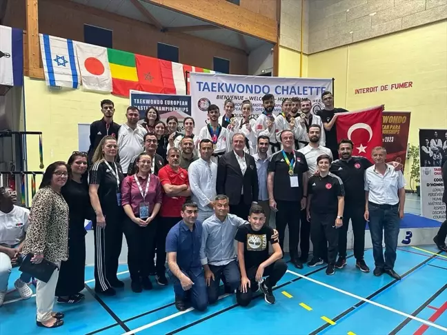 Türk Milli Takımı Avrupa Para Tekvando Şampiyonası'nda Şampiyon