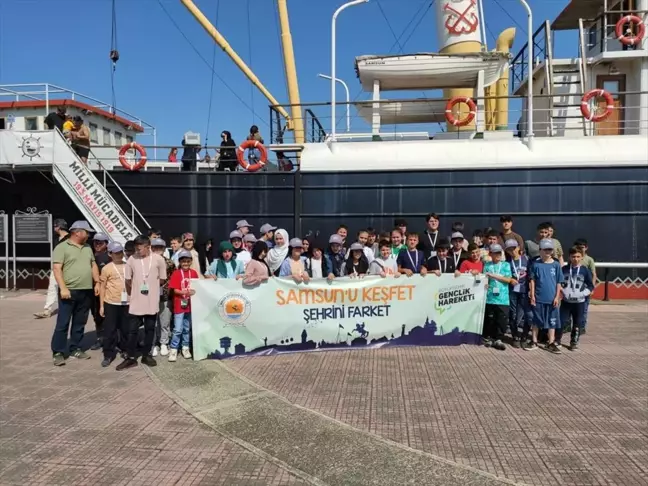 Samsun'u Keşfet Şehrini Farket Projesi kapsamında öğrencilere geziler düzenlendi