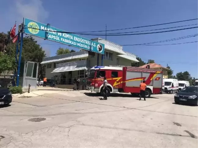 Ankara'da MKE kapsül fabrikasında patlama: 4 işçi yaralandı