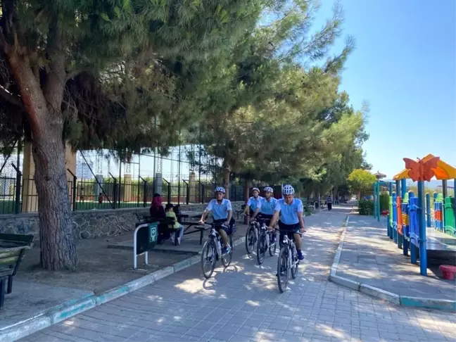 Osmaniye'de Bisikletli Polis Timi Göreve Başladı