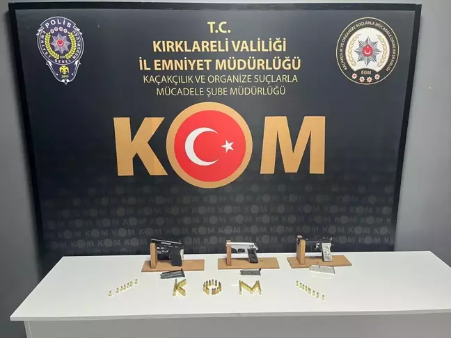 Kırklareli'nde suç örgütüne yönelik operasyonda 4 şüpheli yakalandı