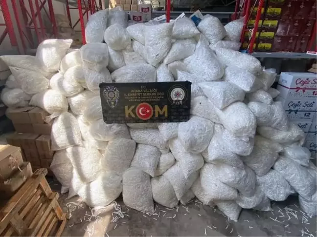 Adana'da 25 Milyon Makaron Ele Geçirildi
