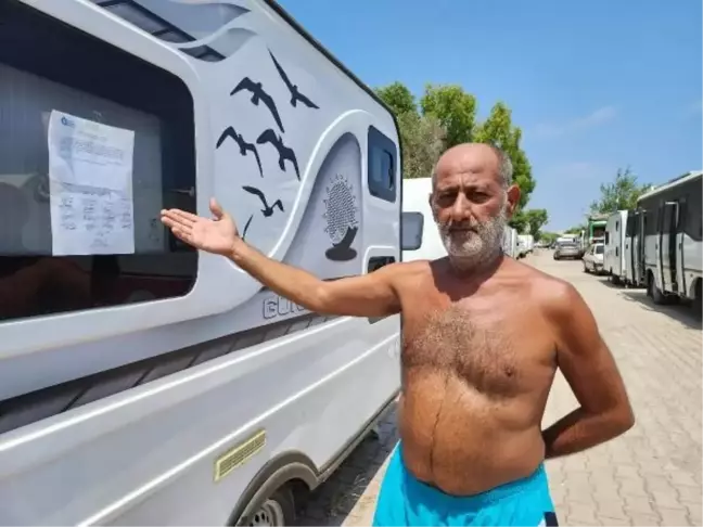 Antalya'da Karavan Sahiplerine Tahliye Tebligatı
