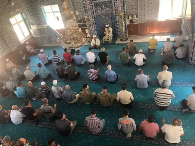 Edirne'de şehit olan asker için mevlit okutuldu