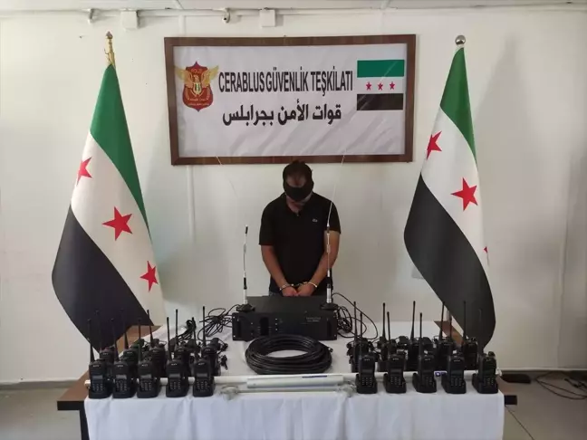 Fırat Kalkanı Harekatı kapsamında Cerablus'ta terör örgütü PKK/YPG'ye EYP desteği sağlayan 3 şüpheli tutuklandı