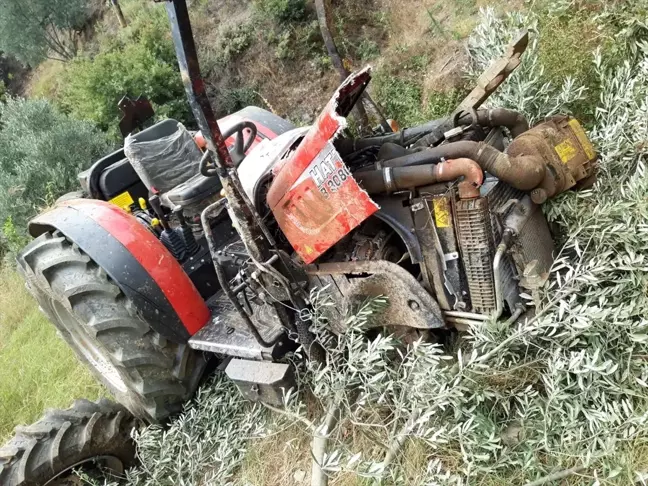 Aydın'ın Nazilli ilçesinde traktör şarampole devrildi, bir kişi yaralandı