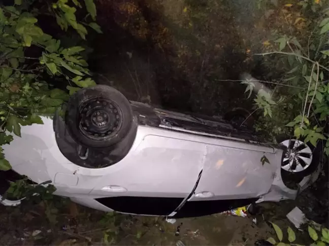 Karabük'te otomobil Filyos Çayı'na uçtu: 1'i bebek 3 kişi yaralandı