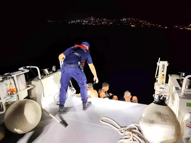 Bodrum'da Yakalanan Düzensiz Göçmenler İstanköy Adası'na Geçmeye Çalıştı