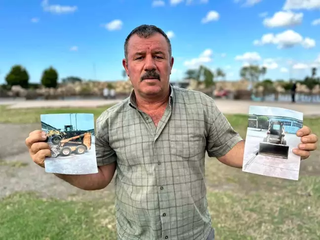 Gürcistan'da iş makinesine el konuldu, vatandaş yardım istedi