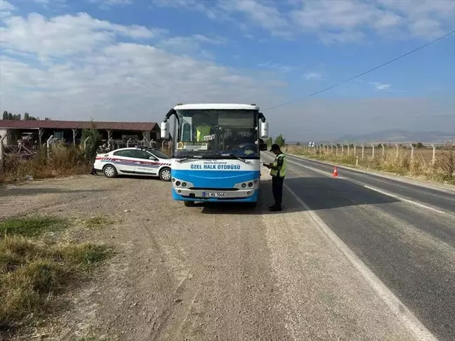 Amasya'da Otobüs Denetimi Yapıldı