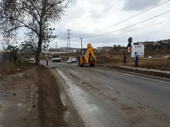 Darıca'da Yağış Sonrası Yollar Onarıldı