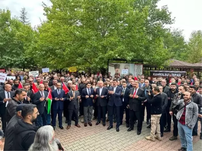 Tunceli'de Alevi dedeleri İsrail'in Gazze saldırılarını protesto etti