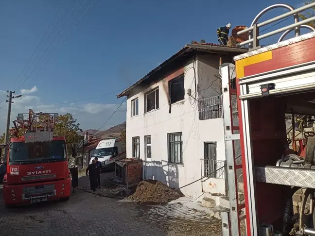 Çorum'da evde çıkan yangında 1 kişi yaralandı