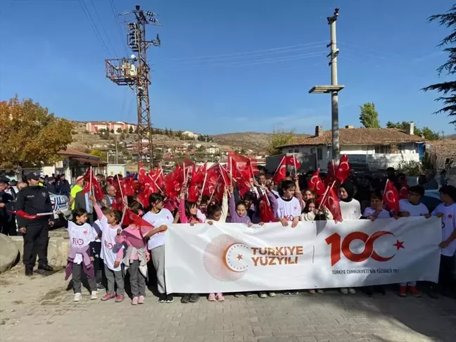 Korgun'da 100. yıl yürüyüşü gerçekleştirildi