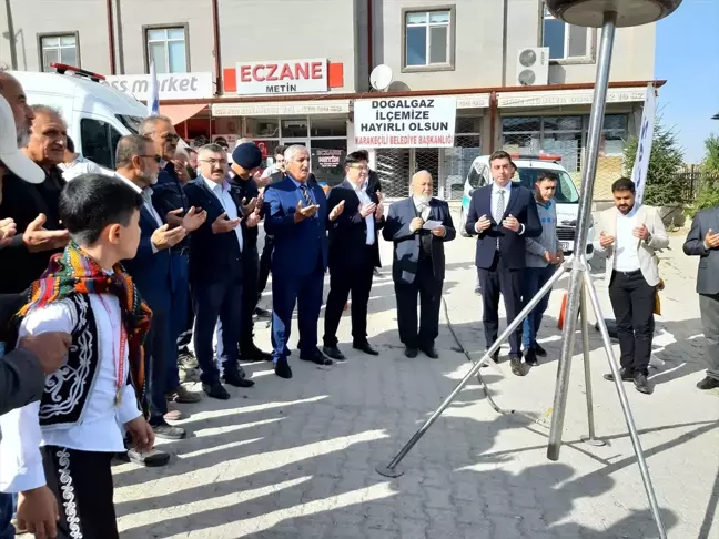 Karakeçili ilçesine doğal gaz verilmeye başlandı