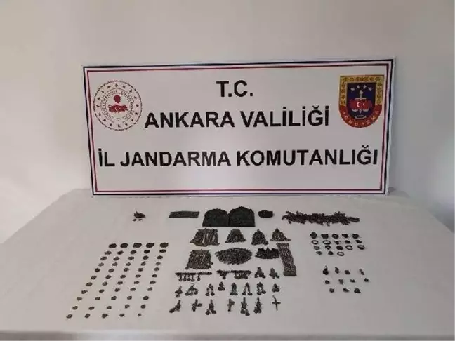 Ayaş'ta Tarihi Eser Kaçakçılığı Operasyonu: 101 Eser Ele Geçirildi