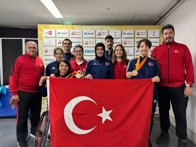 Milli para badmintoncular Japonya'da 2 bronz madalya kazandı
