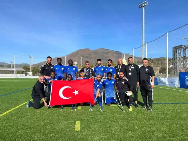 Şahinbey Ampute Futbol Takımı Şampiyonlar Ligi'nde finale yükseldi