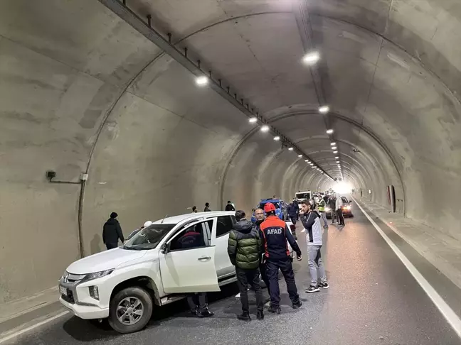 Kahramanmaraş'ta Otoyol Tünelinde Tatbikat Yapıldı