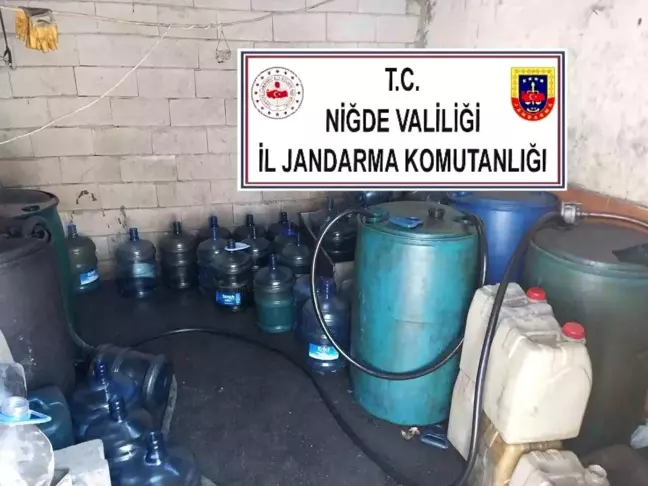 Niğde'de bin litre lisanssız akaryakıt ele geçirildi