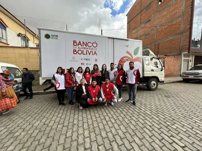 TİKA, Bolivya'da Gıda Bankasına Araç Hibe Etti