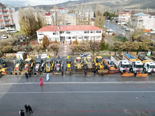 Van'ın Muradiye Belediyesi Kış Hazırlıklarını Tamamladı