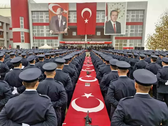 Karabük'te Polis Meslek Eğitim Merkezi'nden 454 öğrenci mezun oldu