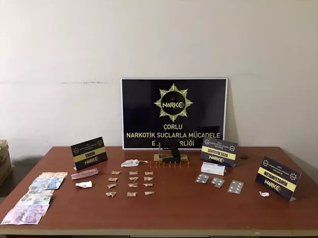 Tekirdağ'da Uyuşturucu Ticareti Yapan 6 Şüpheli Gözaltına Alındı