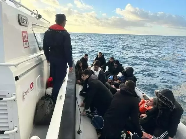 Bodrum ve Datça açıklarında kaçak göçmen operasyonu