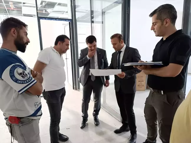 Gürün Kaymakamı Abdullah Sarı, Hükümet Konağı inşasını inceledi