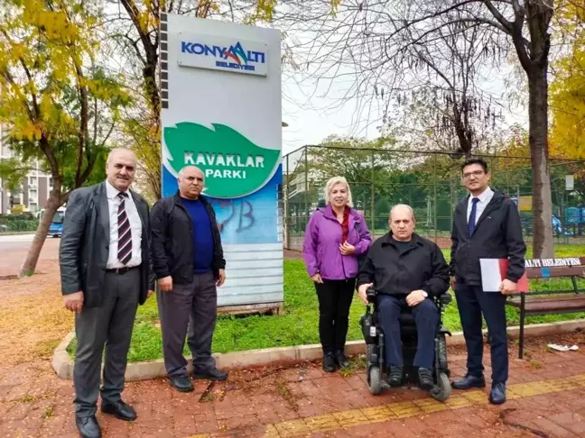 Konyaaltı Belediyesi'nden 9 parka erişilebilirlik belgesi