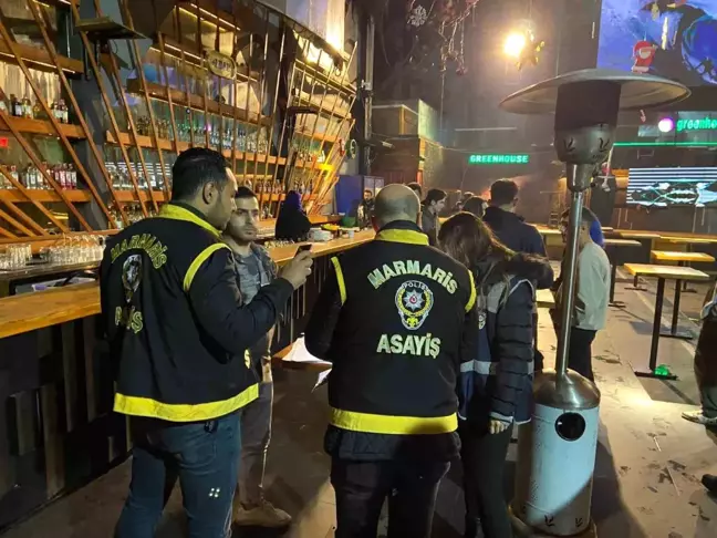 Marmaris'te Kaçak Alkol ve Ruhsatsız İçki Denetimi
