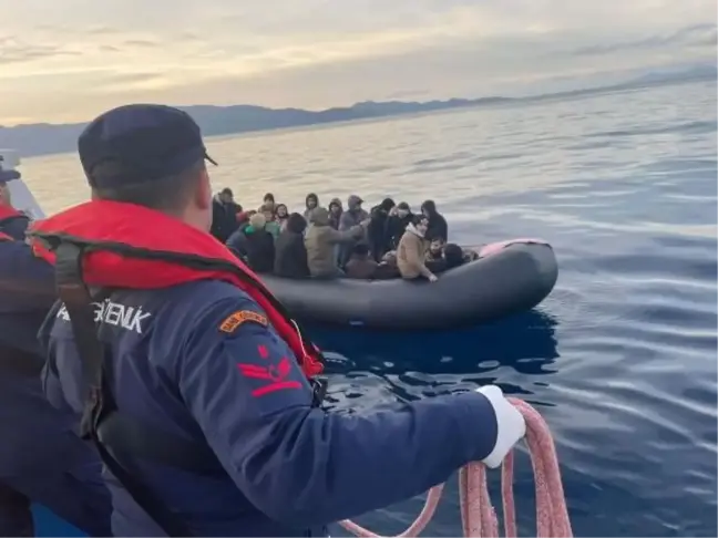 Bodrum Açıklarında 27 Kaçak Göçmen Kurtarıldı