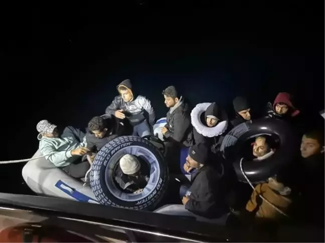 Bodrum'da 45 kaçak göçmen yakalandı, 32 kaçak göçmen kurtarıldı