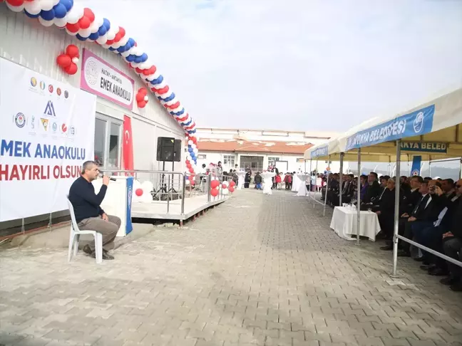 Antakya'da Mehmet Akif İnan Vakfı tarafından Emek Anaokulu açıldı