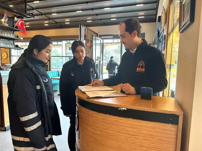 Kemer Belediyesi Zabıta Müdürlüğü Fiyat Listesi Denetimi Yaptı