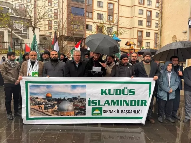 Diyarbakır ve Şırnak'ta İsrail'in Gazze'ye yönelik saldırıları protesto edildi