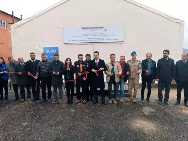 Adıyaman'da Konteyner Kentlere Çok Amaçlı Salonlar Kuruldu