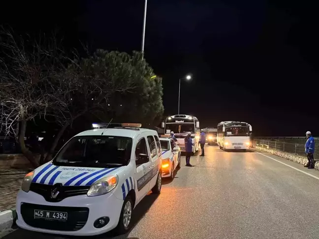 Salihli'de Korsan Taşımacılığa Karşı Denetim