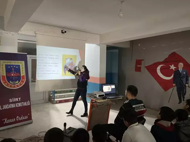 Şirvan'da Öğretmen ve Öğrencilere Siber Güvenlik Eğitimi Verildi
