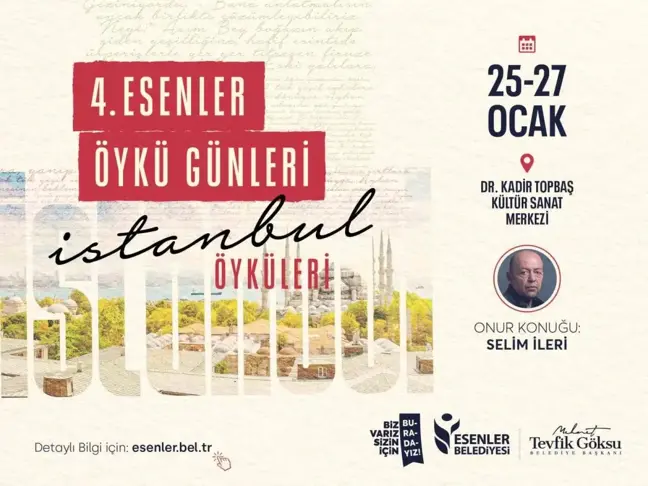 4. Esenler Öykü Günleri İstanbul Öyküleri Temasıyla Başlıyor