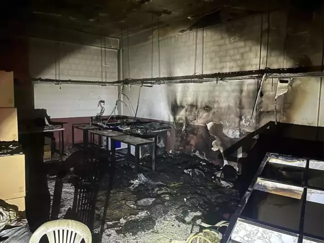 Tokat Erbaa'da Tekstil Atölyesinde Yangın Çıktı