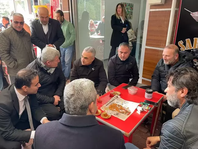 AK Parti Aydın Büyükşehir Belediye Başkan Adayı Mustafa Savaş Söke'de Ziyaretlerde Bulundu