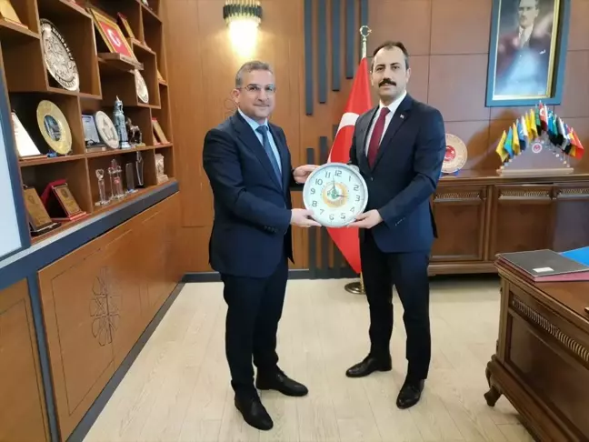 Elazığ Orman Bölge Müdürü Baskil Kaymakamı'nı ziyaret etti