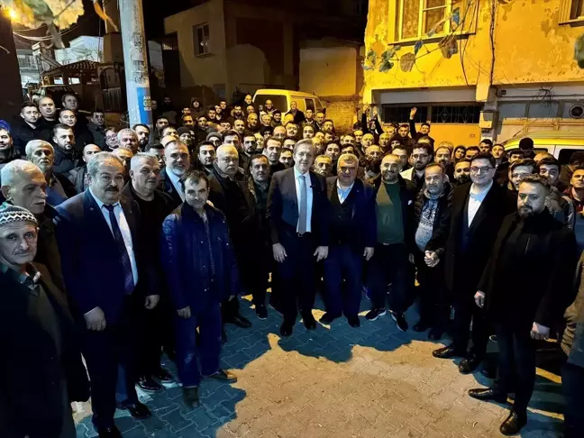 AK Parti Akhisar Belediye Başkan Adayı Ömer İşçi, Çamönü Mahallesinde Vatandaşlarla Buluştu
