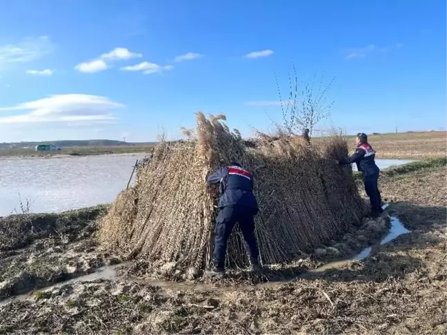 Kırklareli'de jandarma ekiplerince gümeler denetlendi